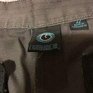 Burnside pin stripe shorts